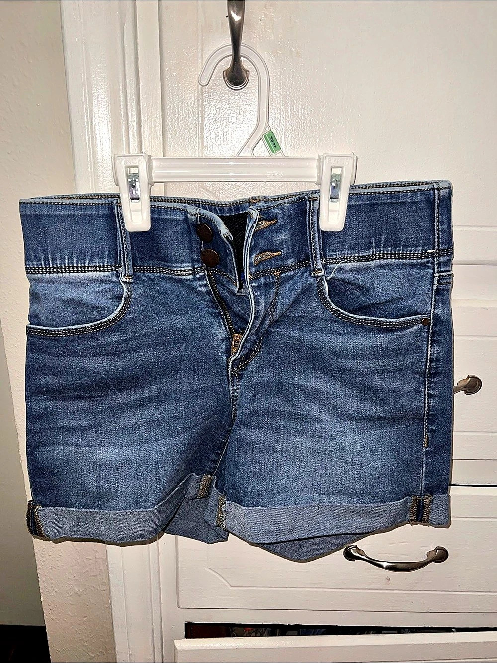 Blue Denim Jean Shorts
